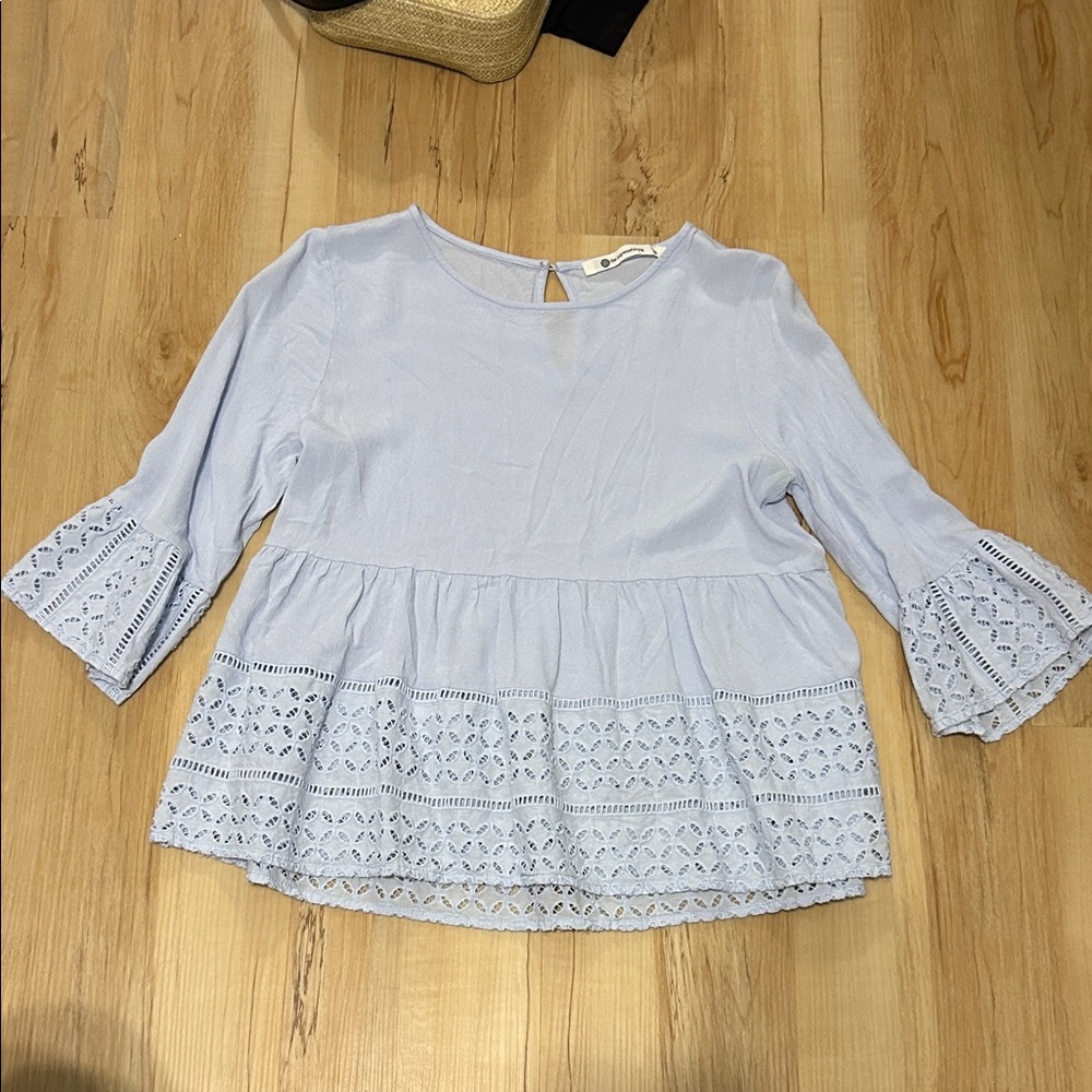 The Impeccable Pig Soft Gray Blouse